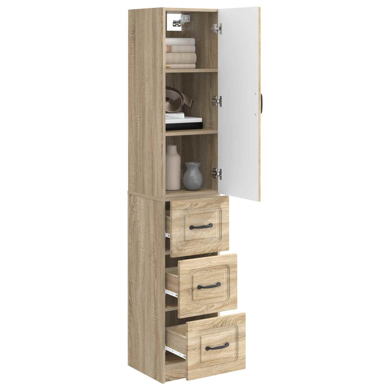 vidaXL Σέτ Ντουλαπιών 2 τμχ. 33 x 34,5 x 87 εκ. Επεξεργασμένο Ξύλο