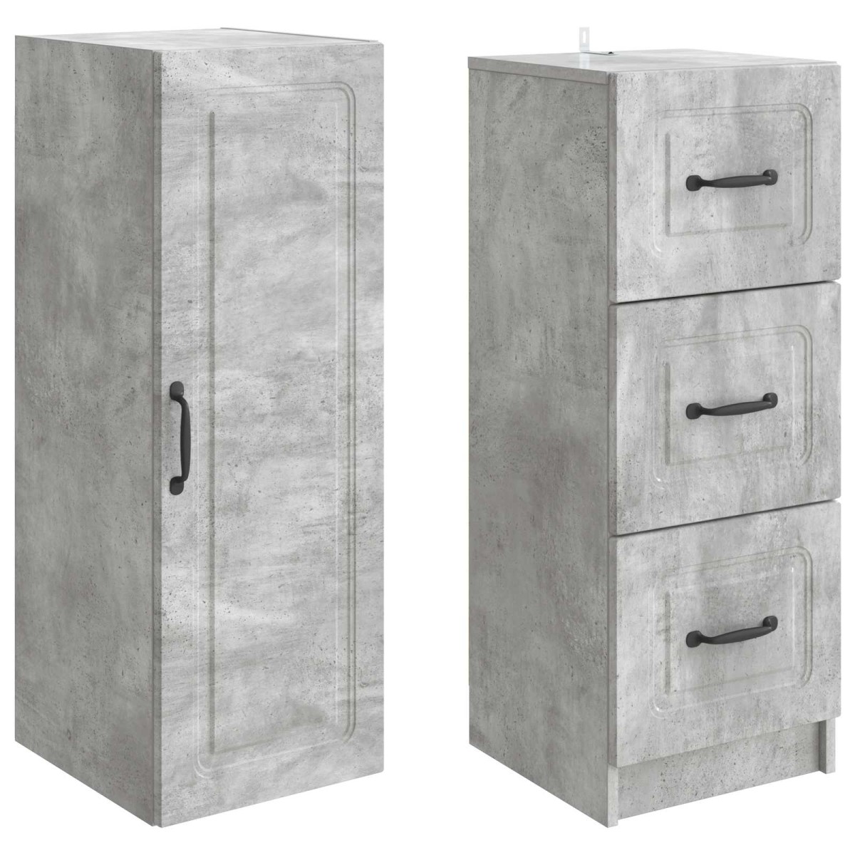 vidaXL Σέτ Ντουλαπιών 2 τμχ. 33 x 34,5 x 87 εκ. Επεξεργασμένο Ξύλο