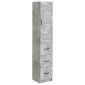 vidaXL Σέτ Ντουλαπιών 2 τμχ. 33 x 34,5 x 87 εκ. Επεξεργασμένο Ξύλο