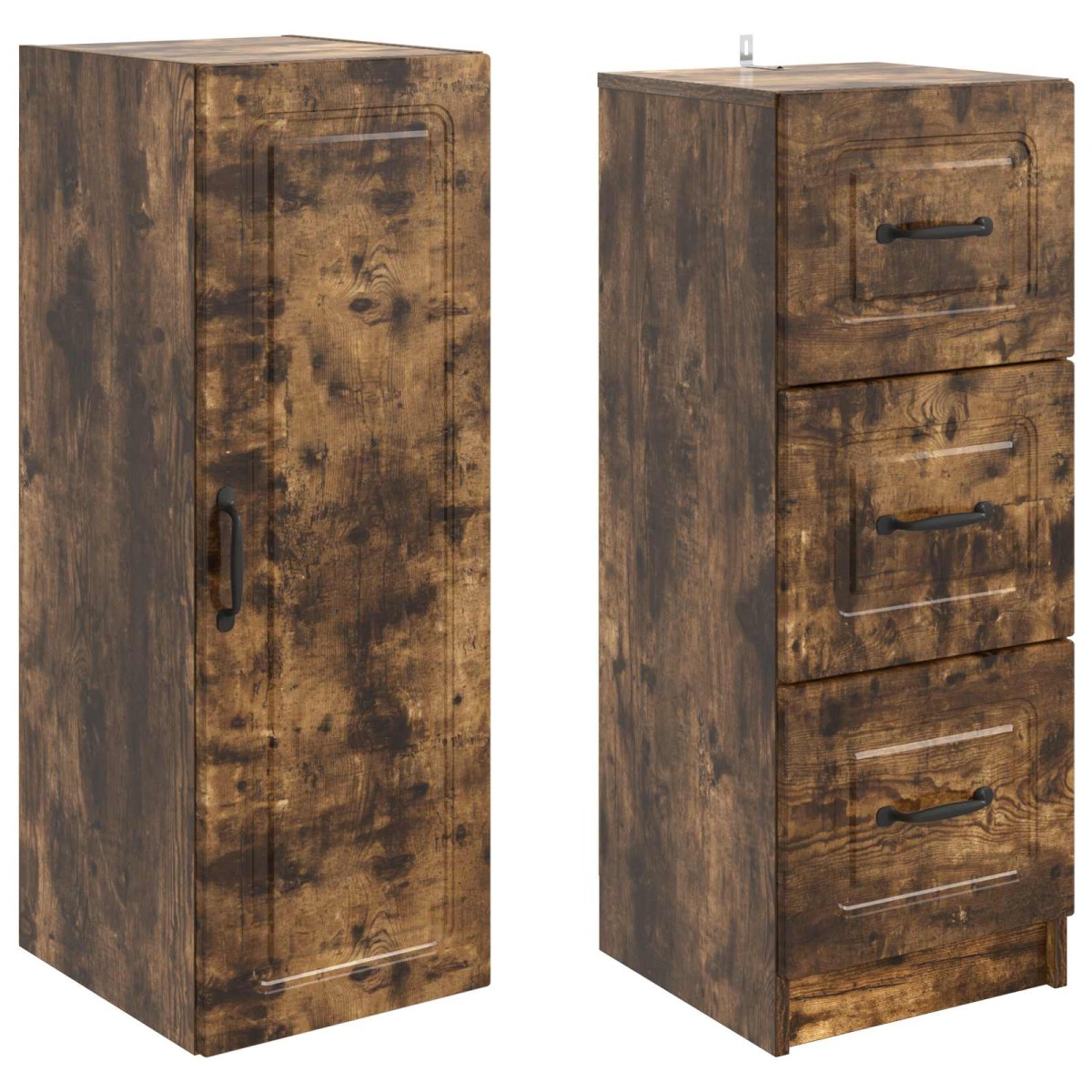 vidaXL Σέτ Ντουλαπιών 2 τμχ. 33 x 34,5 x 87 εκ. Επεξεργασμένο Ξύλο