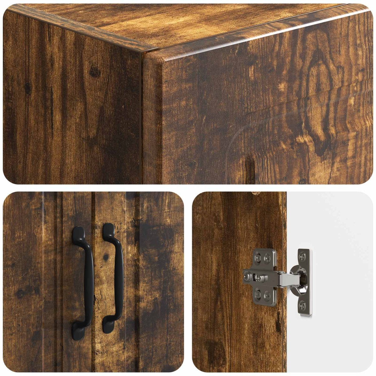 vidaXL Σέτ Ντουλαπιών 2 τμχ. 33 x 34,5 x 87 εκ. Επεξεργασμένο Ξύλο