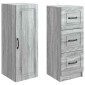 vidaXL Σέτ Ντουλαπιών 2 τμχ. 33 x 34,5 x 87 εκ. Επεξεργασμένο Ξύλο
