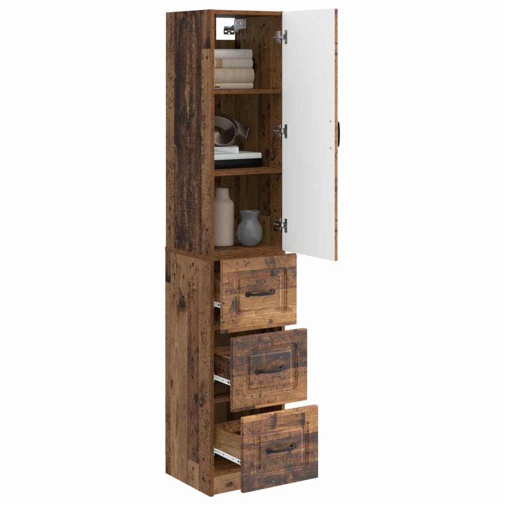 vidaXL Σέτ Ντουλαπιών 2 τμχ. 33 x 34,5 x 87 εκ. Επεξεργασμένο Ξύλο