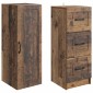 vidaXL Σέτ Ντουλαπιών 2 τμχ. 33 x 34,5 x 87 εκ. Επεξεργασμένο Ξύλο
