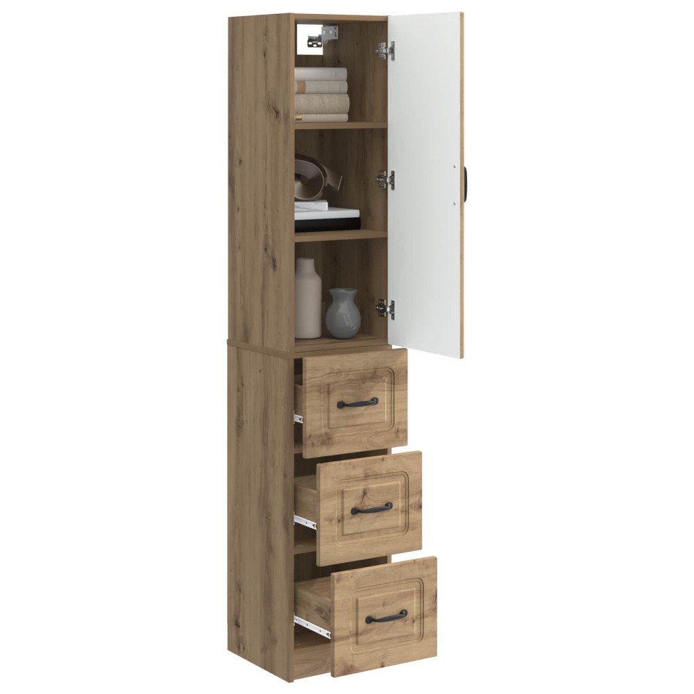 vidaXL Σέτ Ντουλαπιών 2 τμχ. 33 x 34,5 x 87 εκ. Επεξεργασμένο Ξύλο