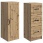 vidaXL Σέτ Ντουλαπιών 2 τμχ. 33 x 34,5 x 87 εκ. Επεξεργασμένο Ξύλο