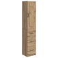 vidaXL Σέτ Ντουλαπιών 2 τμχ. 33 x 34,5 x 87 εκ. Επεξεργασμένο Ξύλο