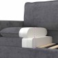 vidaXL Σετ Καναπέ 2 τμχ. Σκούρο Γκρι Πολυεστέρας