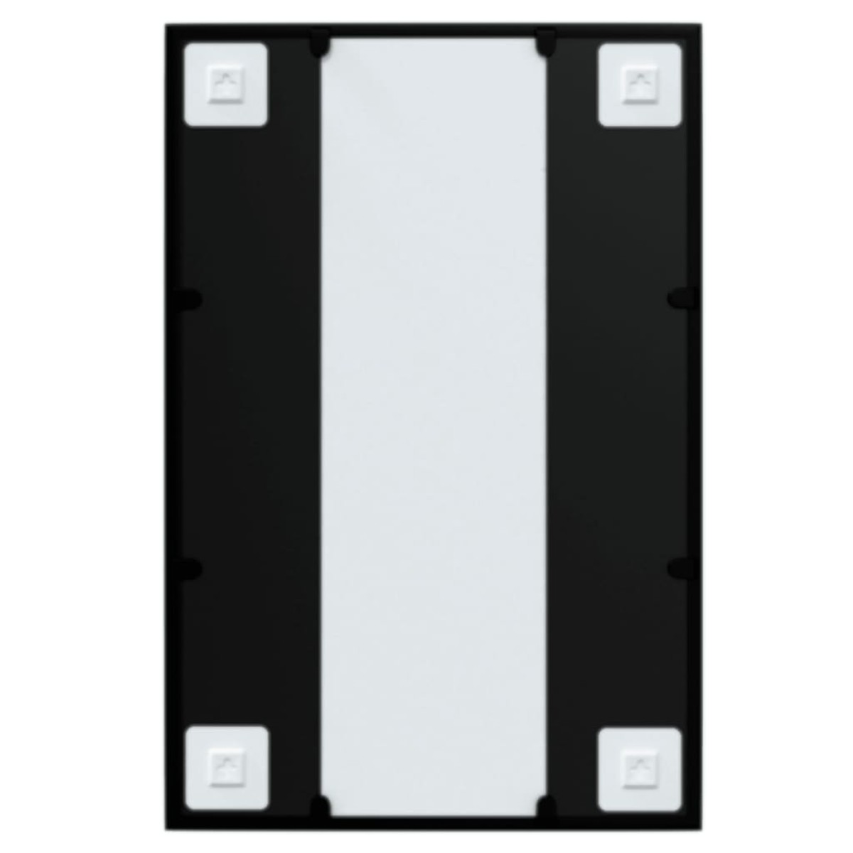vidaXL Καθρέφτης Τοίχου Μαύρος 60 x 40 εκ. Μεταλλικός