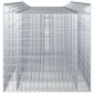 vidaXL Ανασηκωμένο κρεβάτι gabion 3 τμχ. 300 x 100 x 100 cm Ασημί