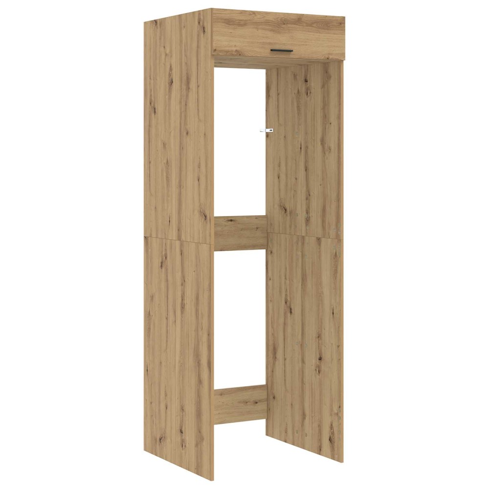vidaXL Ντουλάπα Πλυντηρίου με πόρτα Artisan Oak 67,5 x 68 x 200 εκ