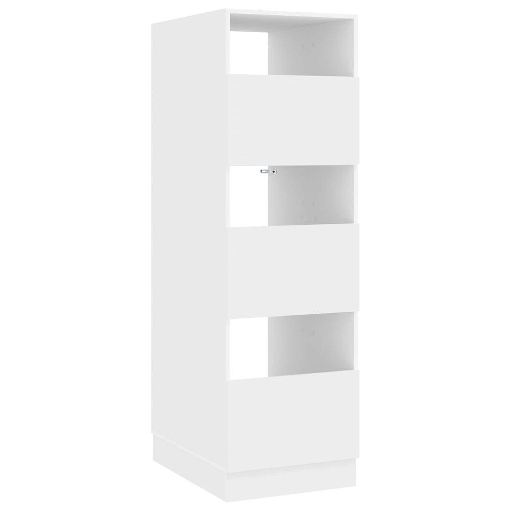 vidaXL Ντουλάπα Πλυσταριού Λευκό 50 x 68 x 162 εκ Επεξεργασμένο ξύλο