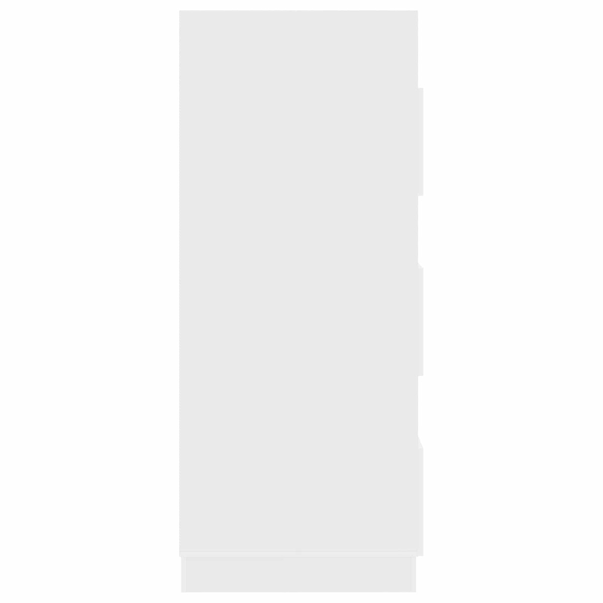 vidaXL Ντουλάπα Πλυσταριού Λευκό 50 x 68 x 162 εκ Επεξεργασμένο ξύλο