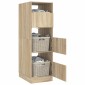 vidaXL Ντουλάπα Πλυσταριού Σονόμα 50 x 68 x 162 εκ Επεξεργασμένο ξύλο