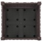 vidaXL Κήπος Γλαστράκι με Ροδάκια Καφέ 40 x 40 x 29 εκ PP