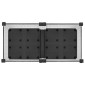 vidaXL Κήπος Γλαστράκι με Ροδάκια Λευκό 80 x 40 x 33 cm PP