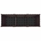 vidaXL Κήπος Γλαστράκι με Ροδάκια Καφέ 120 x 40 x 44 εκ PP