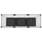 vidaXL Κήπος Γλαστράκι με Ροδάκια Λευκό 120 x 40 x 48 cm PP