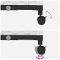 vidaXL Γλάστρα Κήπου με Άρδευση και Ροδάκια 3 τμχ. Λευκό PP