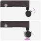 vidaXL Κήπος Γλαστράκι με Ροδάκια Καφέ 160 x 40 x 29 εκ PP