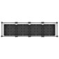 vidaXL Κήπος Γλαστράκι με Ροδάκια Λευκό 160 x 40 x 33 cm PP