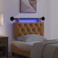 vidaXL Κεφαλάρι κρεβατιού κρεμαστό Καφέ Βελούδο
