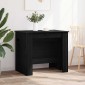 vidaXL Τραπέζι φαγητού 240 x 85 x 75 εκ Επεξεργασμένο Ξύλο Μαύρη Δρυς
