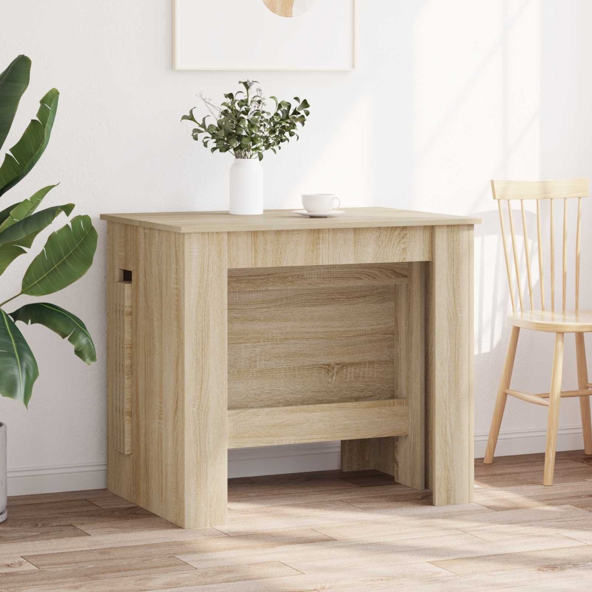 vidaXL Τραπέζι φαγητού 240 x 85 x 75 εκ Επεξεργασμένο Ξύλο Sonoma Δρυς