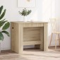 vidaXL Τραπέζι φαγητού 240 x 85 x 75 εκ Επεξεργασμένο Ξύλο Sonoma Δρυς