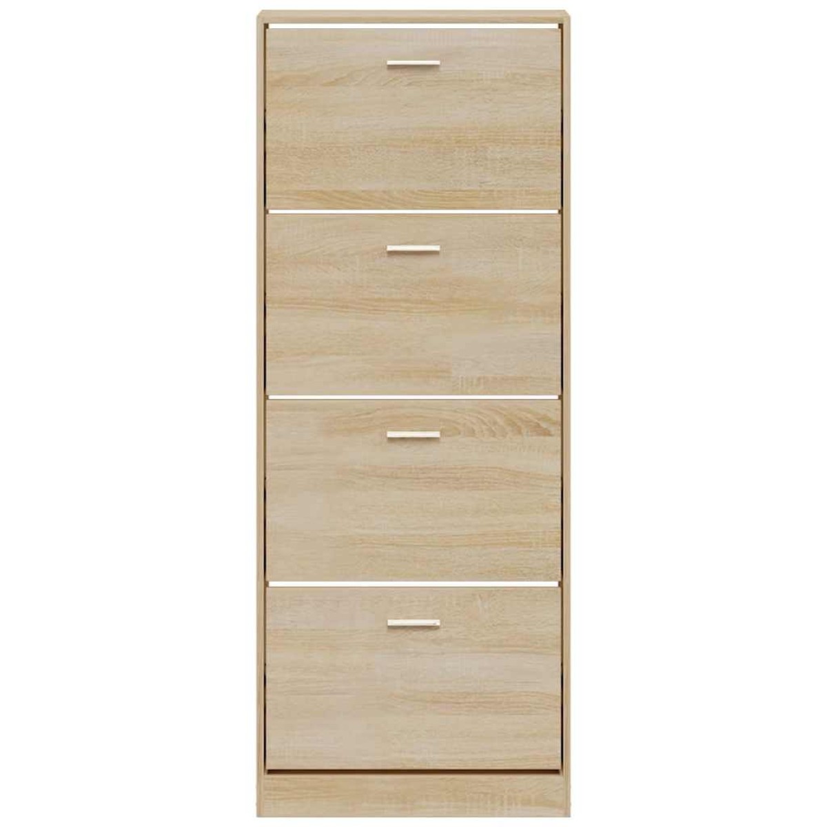vidaXL Παπουτσοθήκη Χρώμα Δρυός 59x17x150 εκ. από Επεξεργασμένο Ξύλο