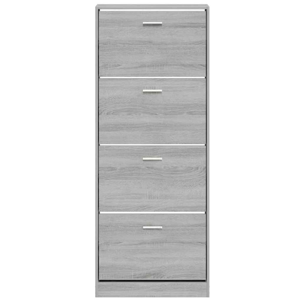 vidaXL Παπουτσοθήκη Γκρι Sonoma 59x17x150 εκ. από Επεξεργασμένο Ξύλο