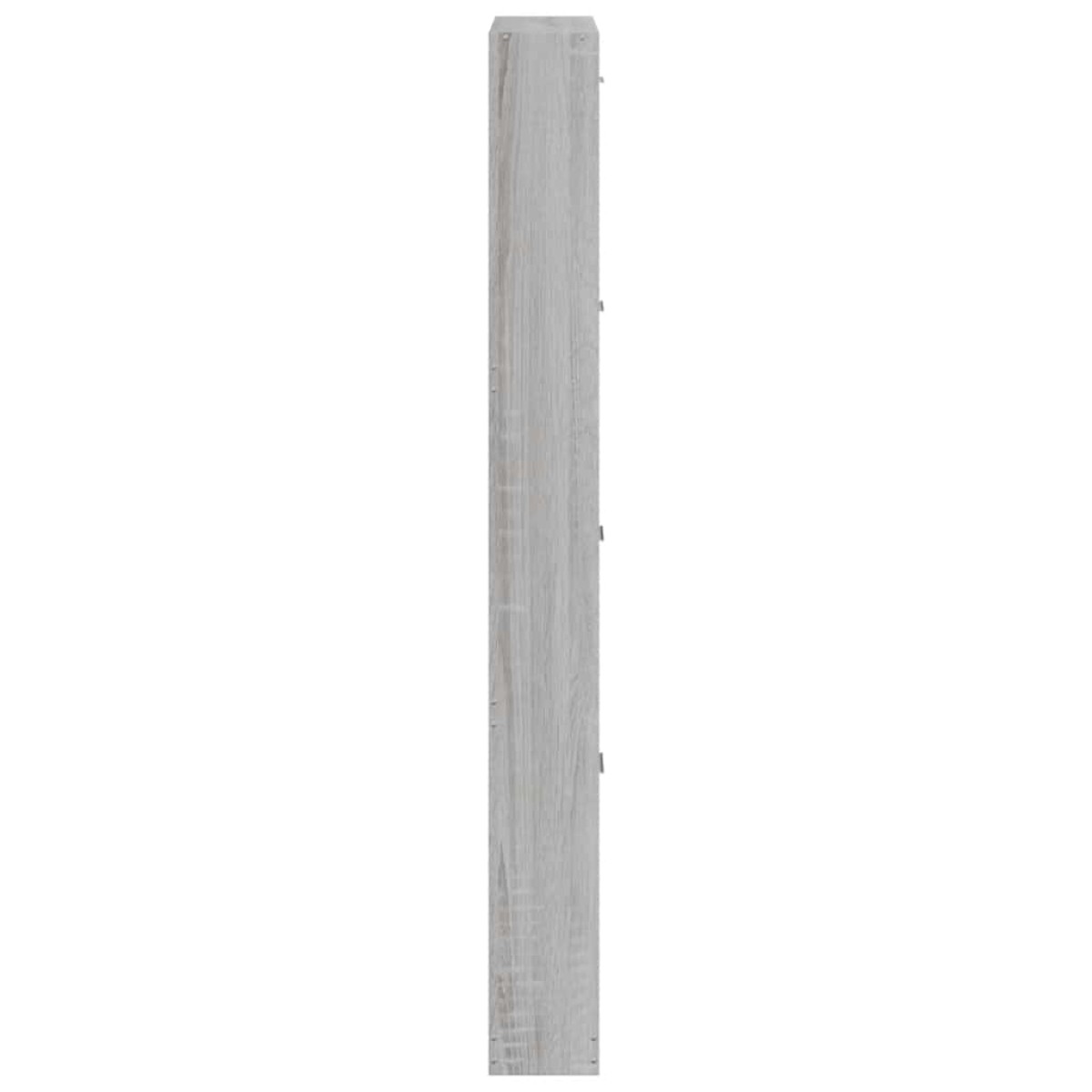 vidaXL Παπουτσοθήκη Γκρι Sonoma 59x17x150 εκ. από Επεξεργασμένο Ξύλο