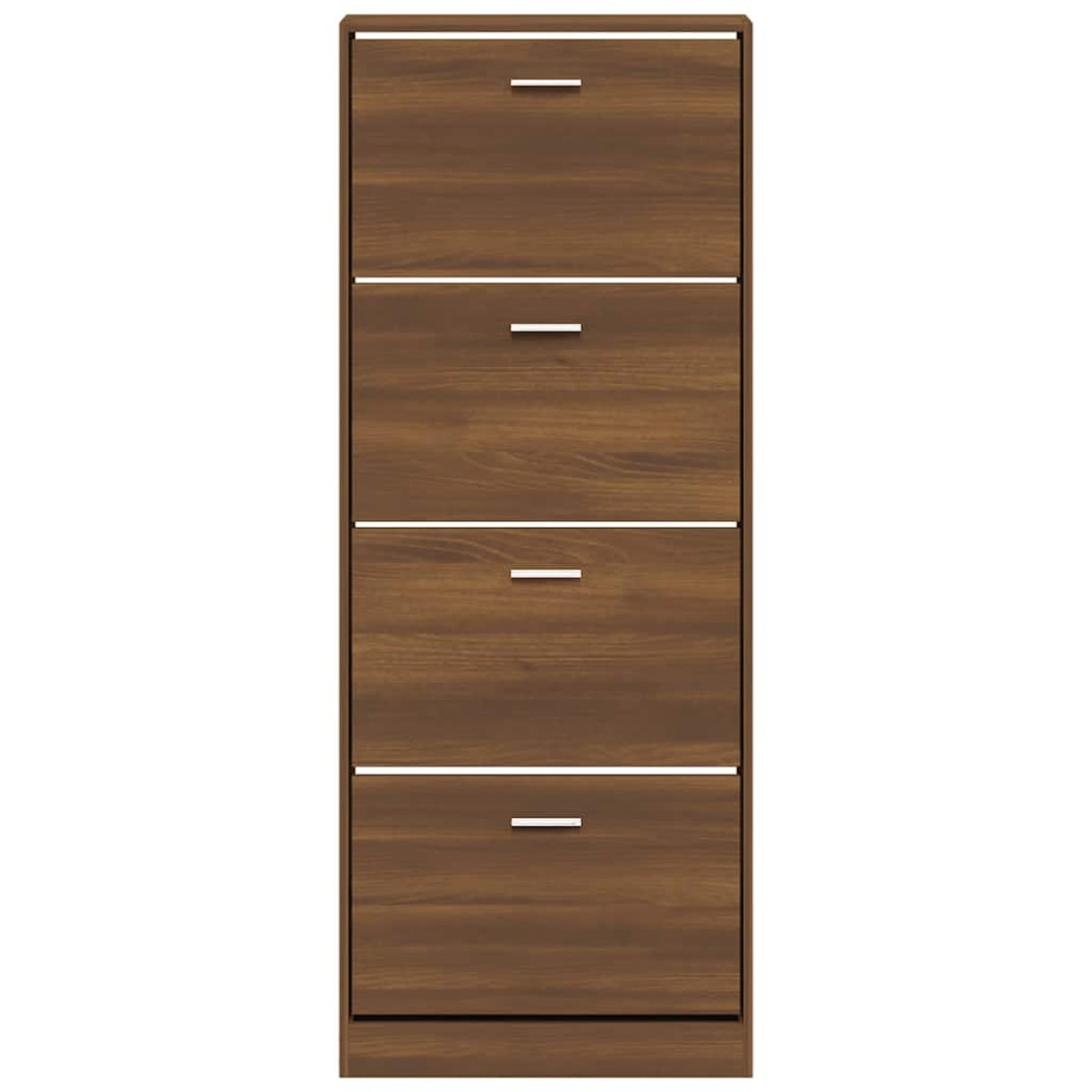 vidaXL Παπουτσοθήκη Καφέ Δρυς 59x17x150 εκ. από Επεξεργασμένο Ξύλο