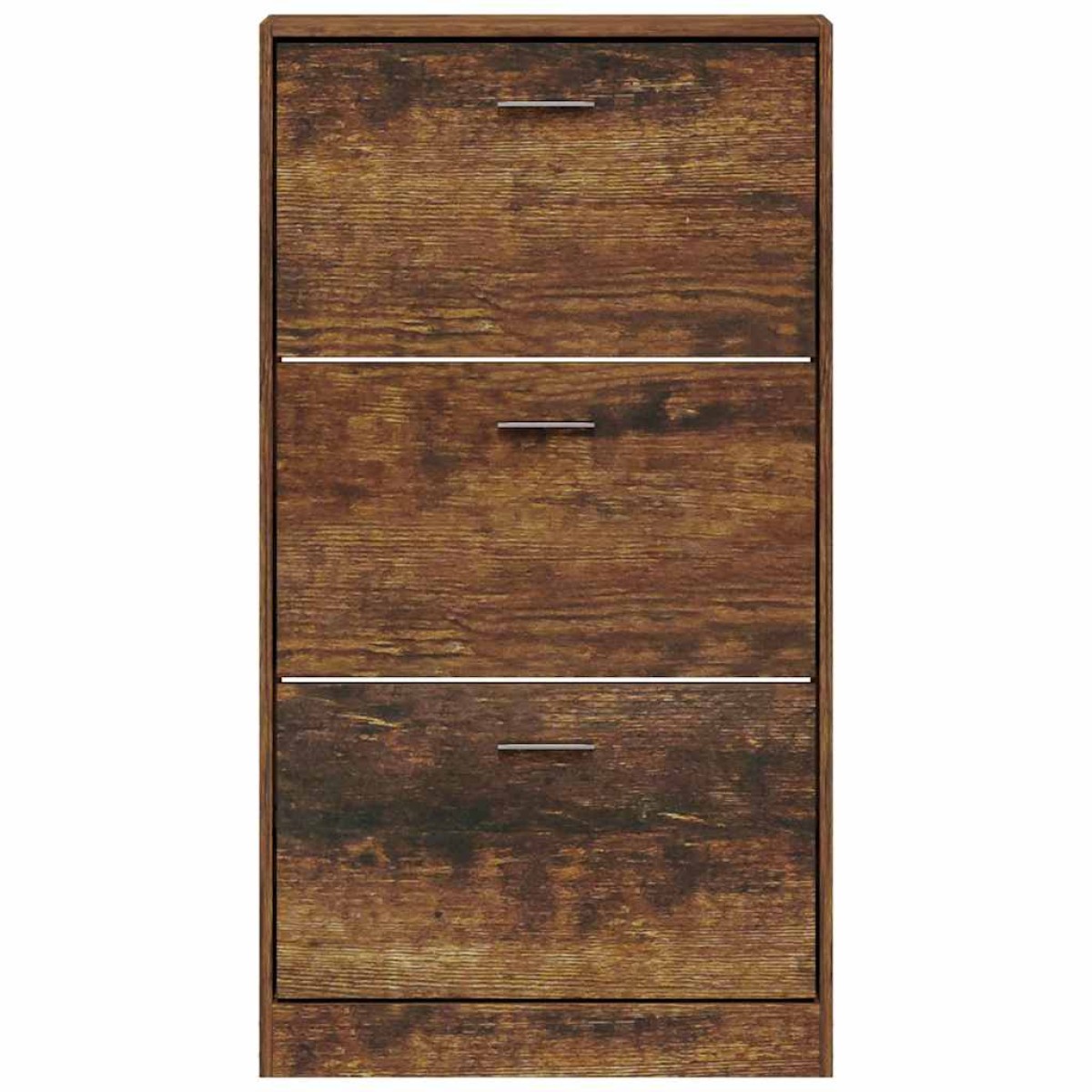 vidaXL Παπουτσοθήκη Καπνιστή Δρυς 59x17x108 εκ. από Επεξεργασμένο Ξύλο