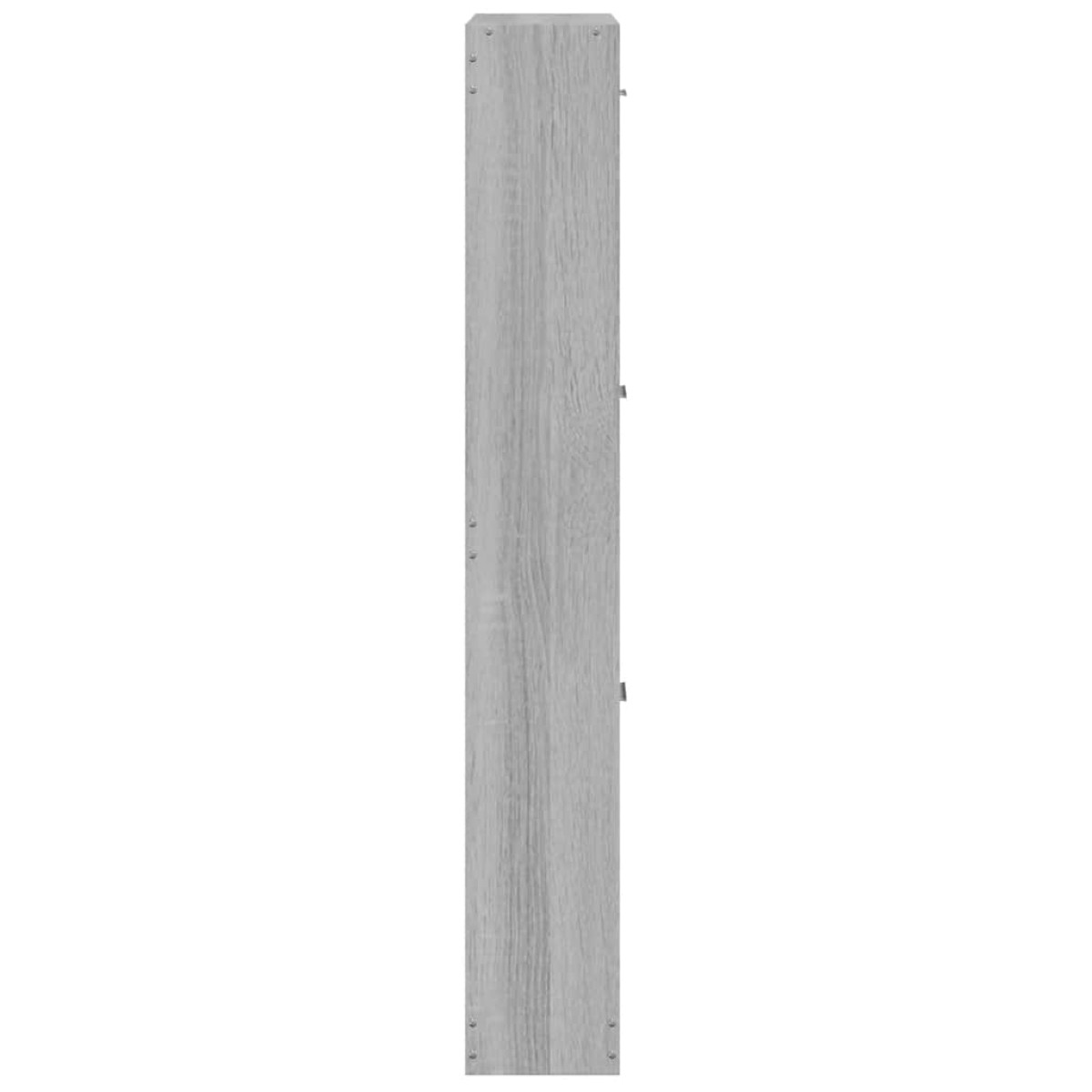 vidaXL Παπουτσοθήκη Γκρι Sonoma 59x17x108 εκ. από Επεξεργασμένο Ξύλο