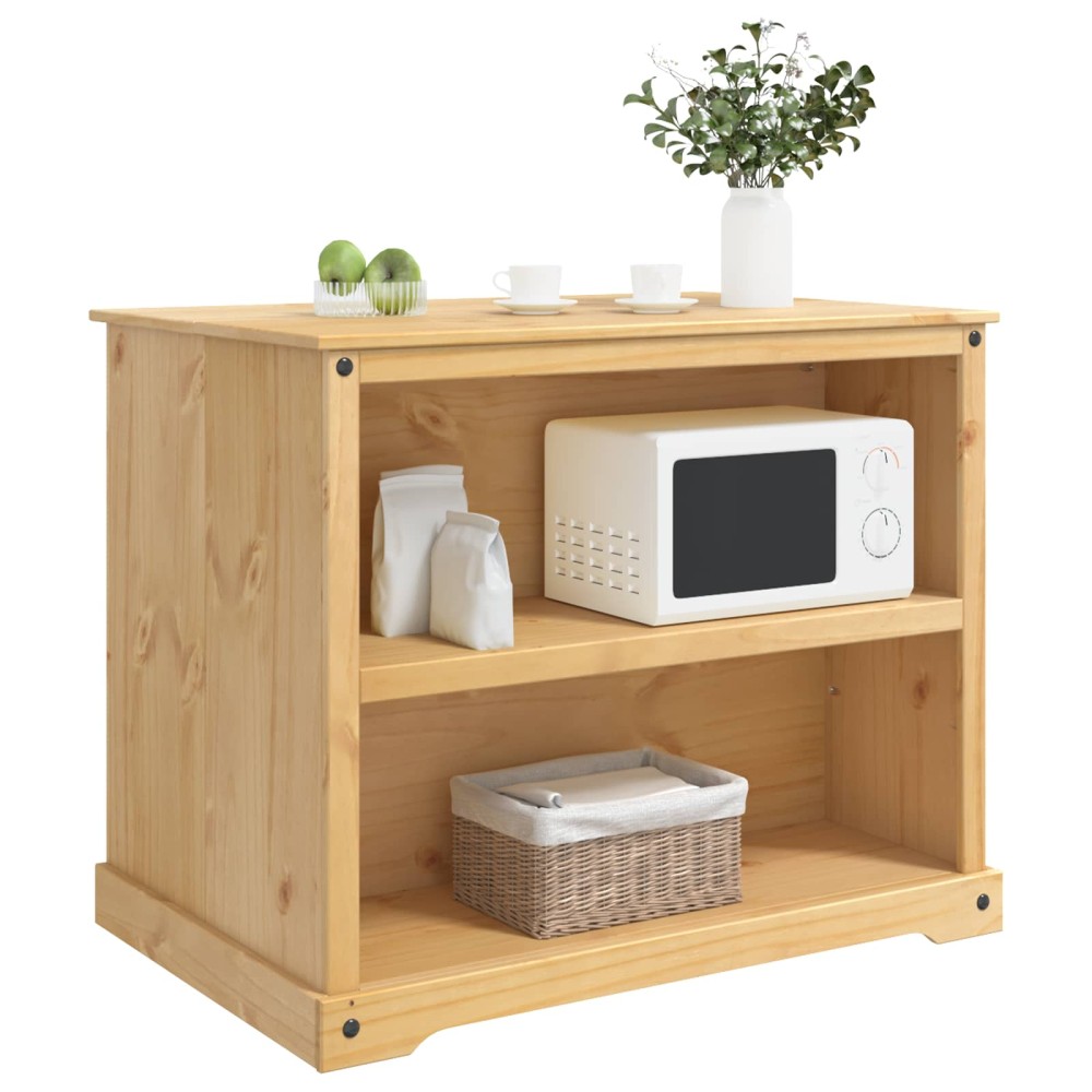 vidaXL Σετ Νησίδας Κουζίνας 2 τμχ. Κερί Μέλι 112 x 77 x 91,5 cm