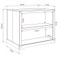 vidaXL Σετ Νησίδας Κουζίνας 2 τμχ. Κερί Μέλι 112 x 77 x 91,5 cm