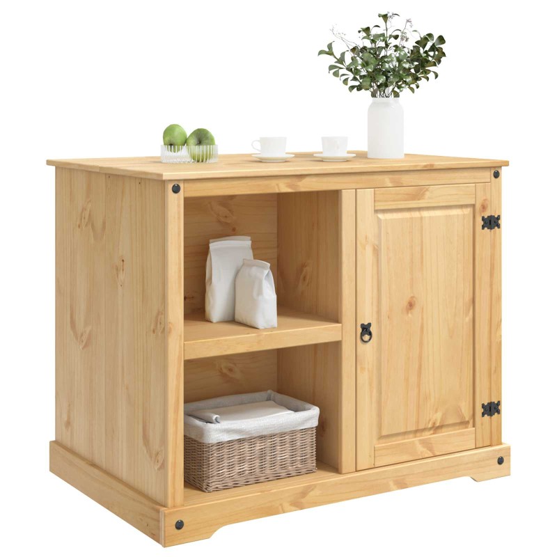 vidaXL Σετ Νησίδας Κουζίνας 2 τμχ. Κερί Μέλι 112 x 77 x 91,5 cm