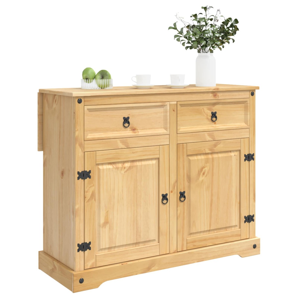 vidaXL Σετ Νησίδας Κουζίνας 2 τμχ. Κερί Μέλι 112 x 70 x 91,5 εκ