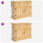 vidaXL Σετ Νησίδας Κουζίνας 3 τμχ. CORONA Κερί Μέλι 112 x 70 x 91,5 εκ