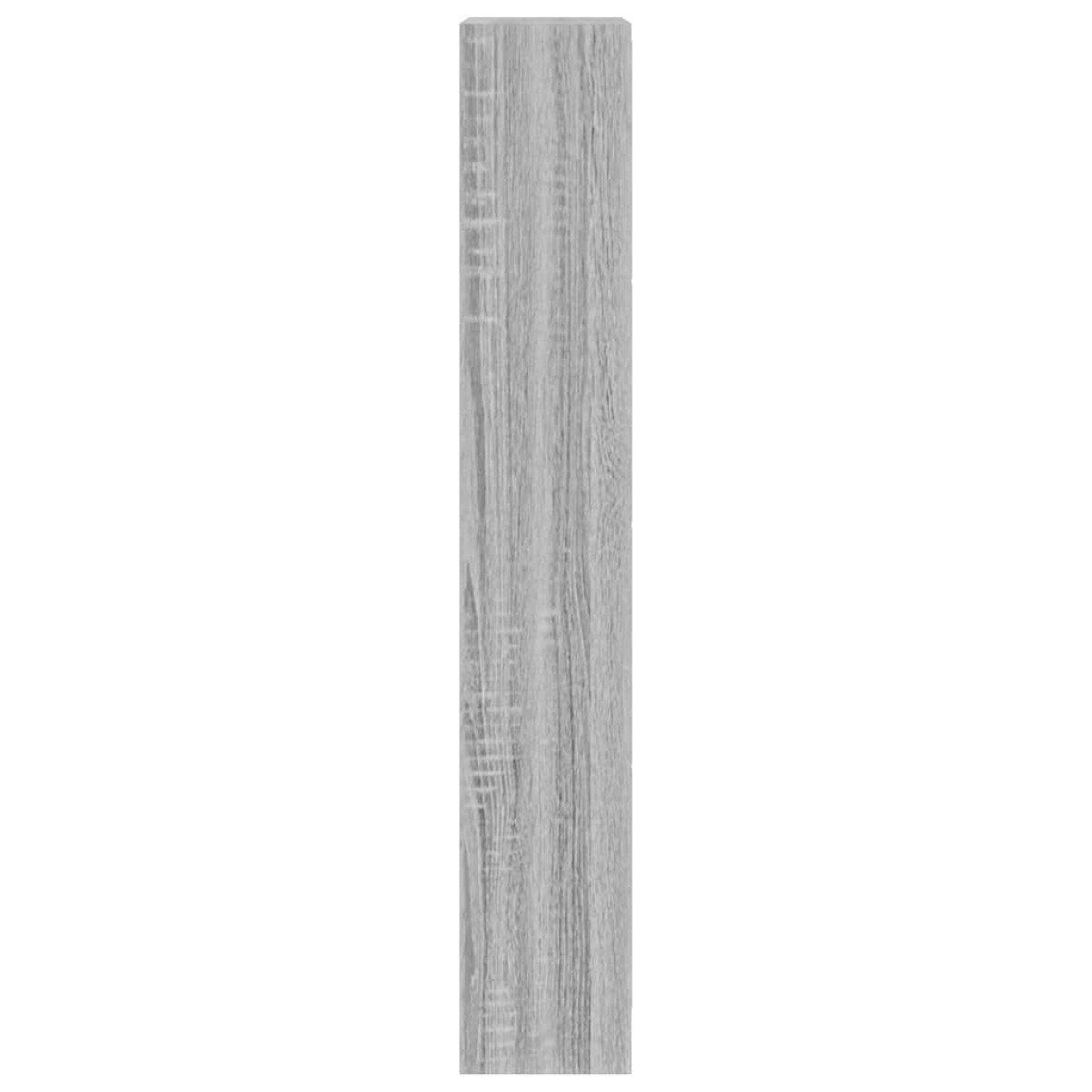 vidaXL Παπουτσοθήκη Γκρι Sonoma 63x24x147 εκ. από Επεξεργασμένο Ξύλο