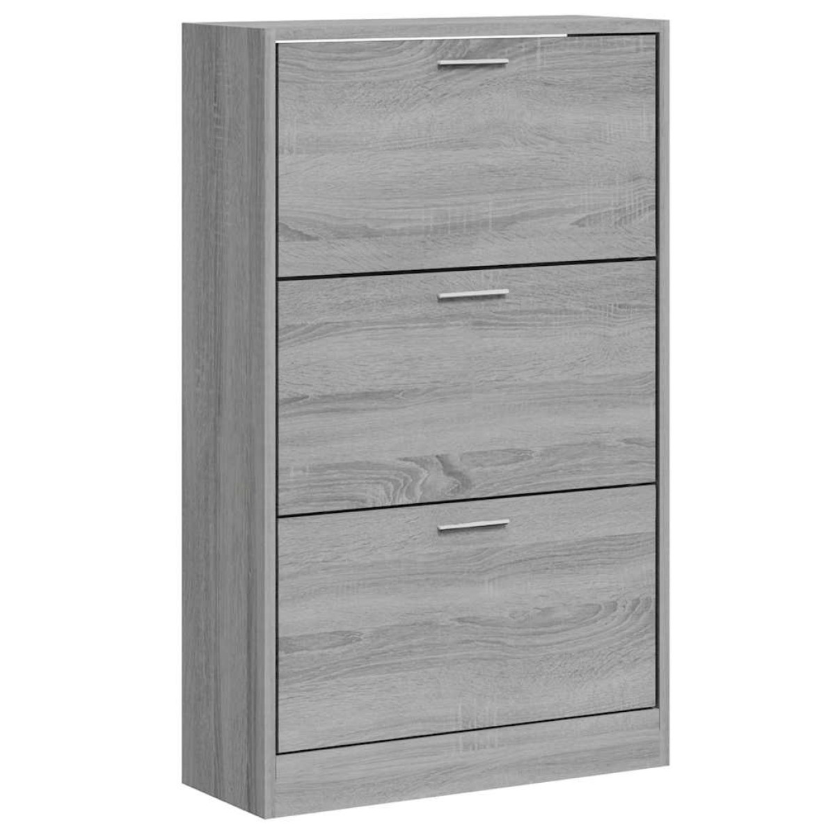 vidaXL Παπουτσοθήκη Γκρι Sonoma 63x24x103 εκ. από Επεξεργασμένο Ξύλο