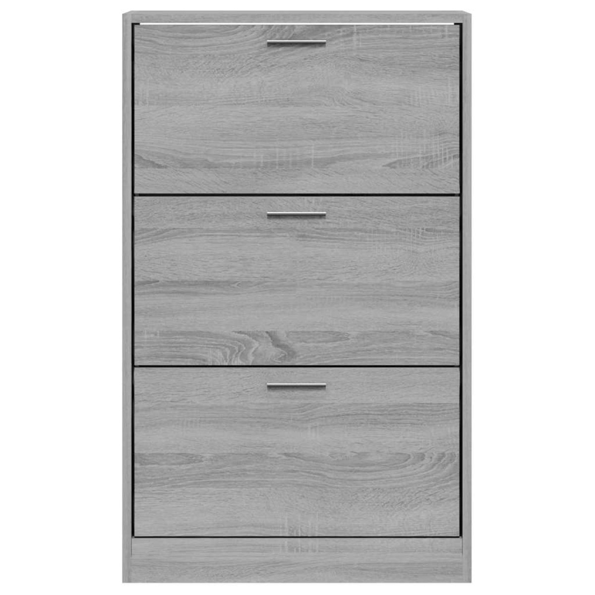vidaXL Παπουτσοθήκη Γκρι Sonoma 63x24x103 εκ. από Επεξεργασμένο Ξύλο