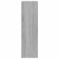 vidaXL Παπουτσοθήκη Γκρι Sonoma 63x24x81 εκ. από Επεξεργασμένο Ξύλο