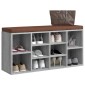 vidaXL Παπουτσοθήκη Γκρι Sonoma 103x30x48 εκ. από Επεξεργασμένο Ξύλο