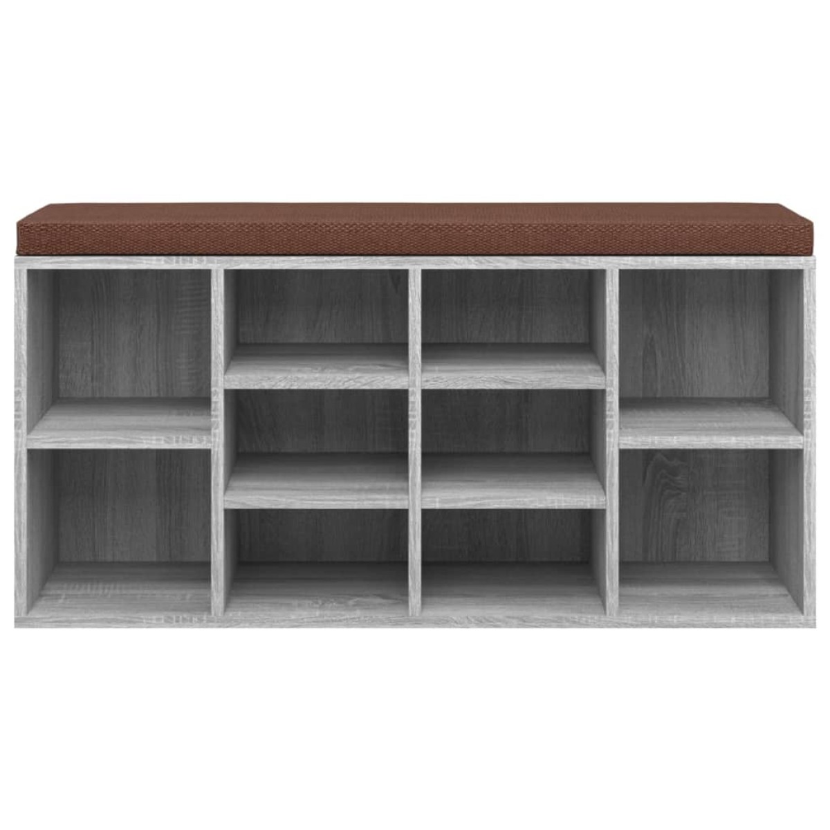 vidaXL Παπουτσοθήκη Γκρι Sonoma 103x30x48 εκ. από Επεξεργασμένο Ξύλο