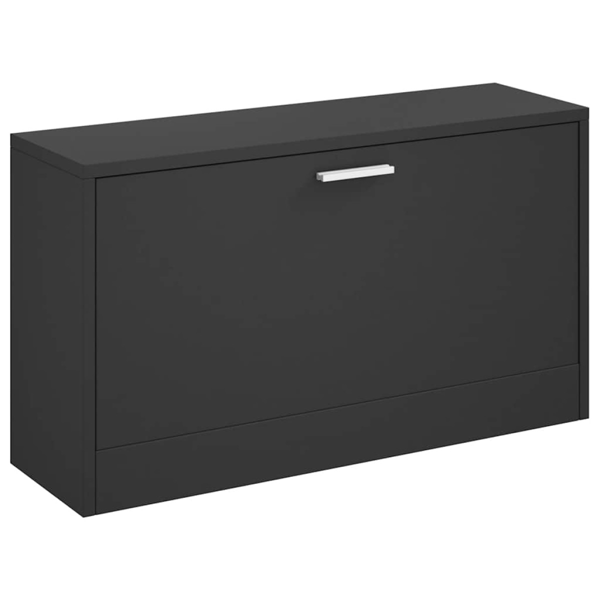 vidaXL Παπουτσοθήκη Μαύρη 80 x 24 x 45 εκ. από Επεξεργασμένο Ξύλο