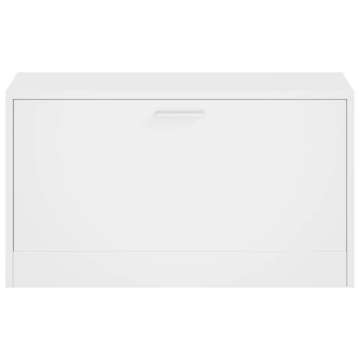 vidaXL Παπουτσοθήκη Γυαλιστερό Λευκό 80x24x45 εκ. Επεξεργασμένο Ξύλο