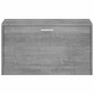 vidaXL Παπουτσοθήκη Γκρι Sonoma 80x24x45 εκ. από Επεξεργασμένο Ξύλο
