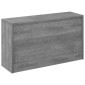 vidaXL Παπουτσοθήκη Γκρι Sonoma 80x24x45 εκ. από Επεξεργασμένο Ξύλο